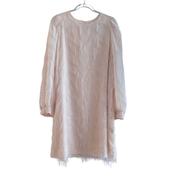 NWT Summum Woman Cream Ivory Fluffy Dress Size 40 (US Large) - Picture 1 of 3